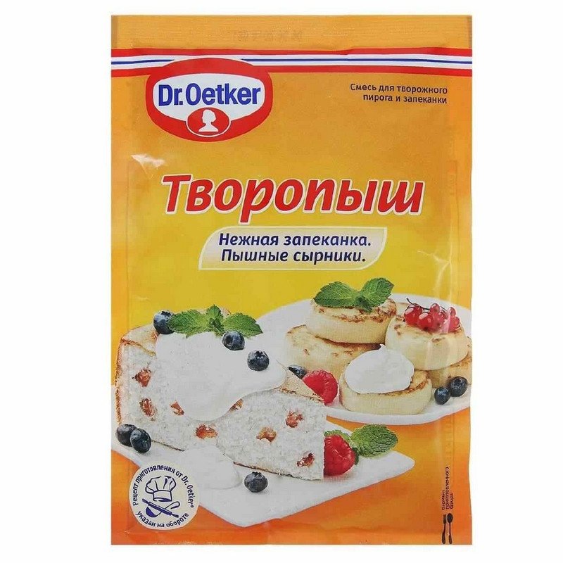 превью Смесь Dr. Oetker Творопыш для творожного пирога и запеканки 60 г