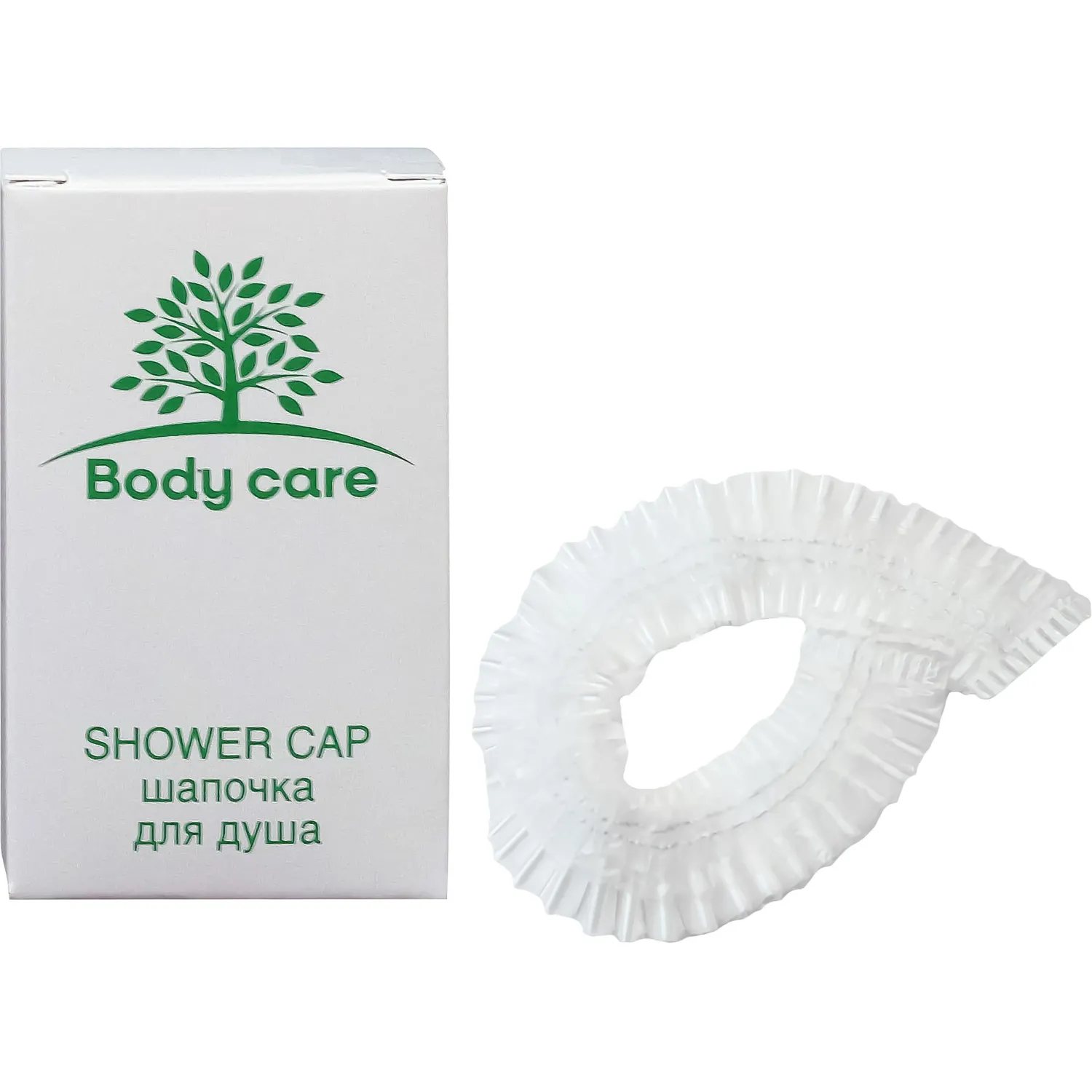 Шапочка для душа Luscan Body care картон (250 штук в упаковке)