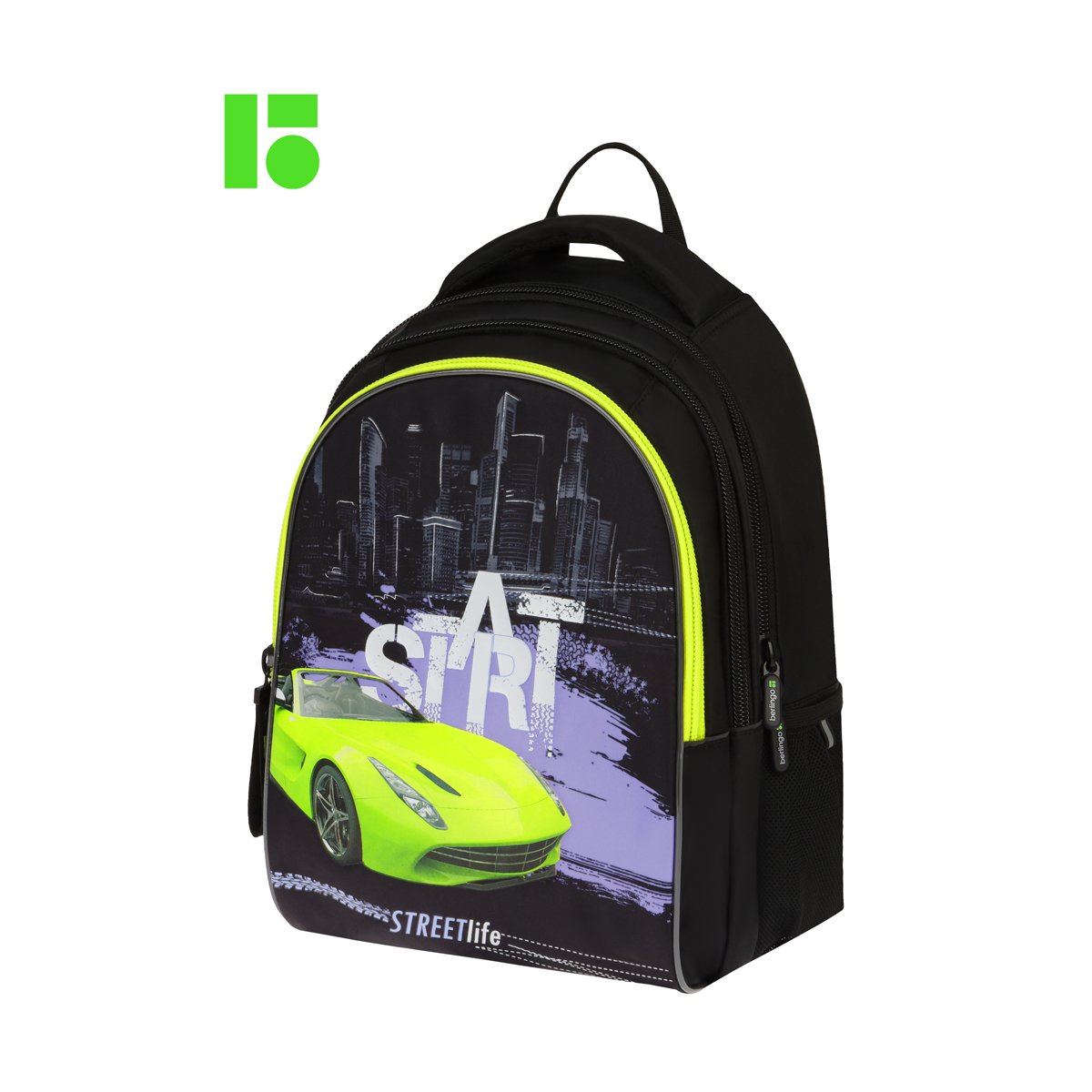 Рюкзак Berlingo inStyle «Start» 41×27×20 см, 3 отделения, 2 кармана, эргономичная спинка