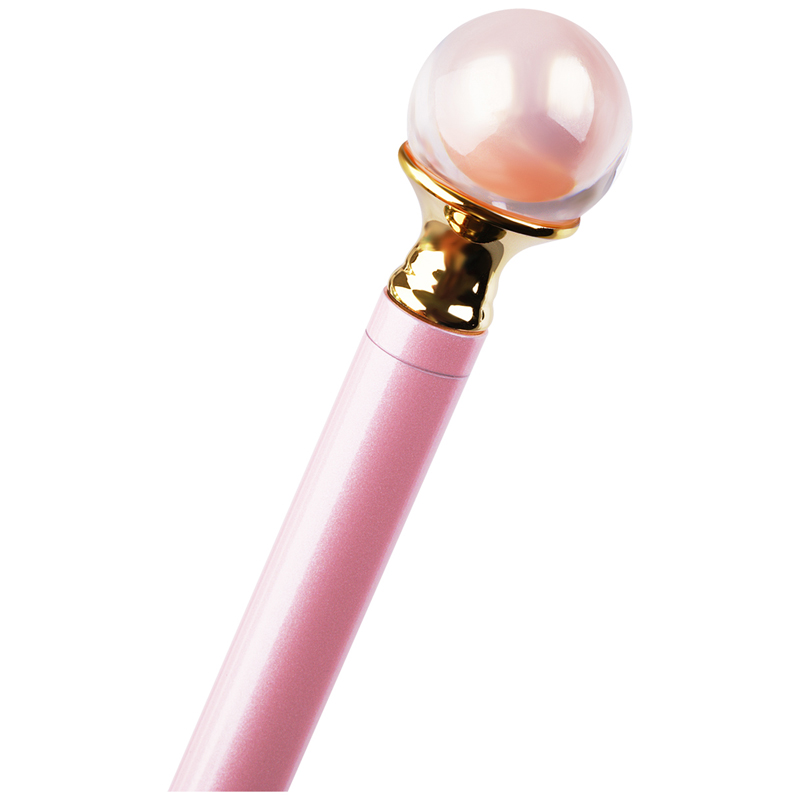 Ручка шариковая автоматическая MESHU «Pink pearl» синяя, 1.0мм