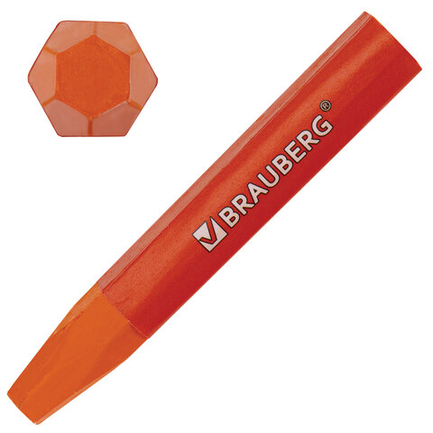 Пастель масляная восковые мелки утолщенные 12 цветов, BRAUBERG PREMIUM