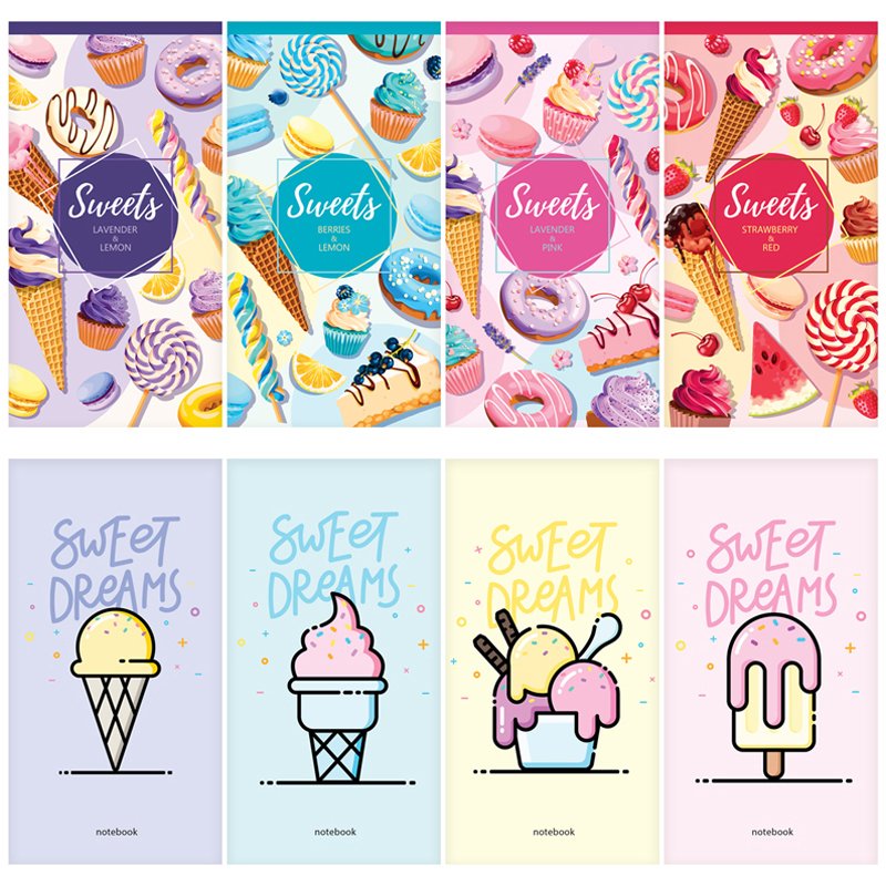 превью Блокнот А6 24л. на скрепке ArtSpace «Food trends. Микс»