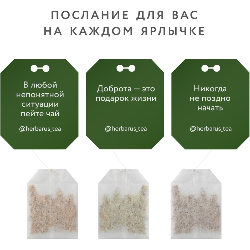 Чай Herbarus Ассорти, Пожелания, Grand Secret, 60 пак