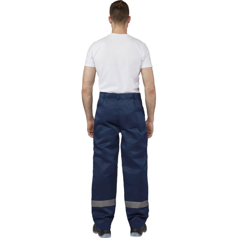 Брюки муж. л16 с СОП син/вас (р.52-54) 158-164