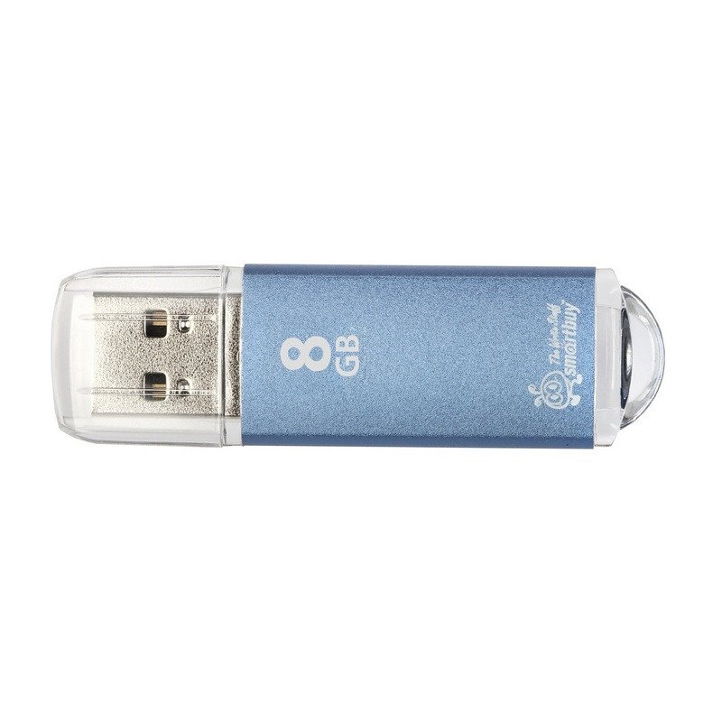 Флеш-память SmartBuy V-Cut 8Gb USB2.0 голубая
