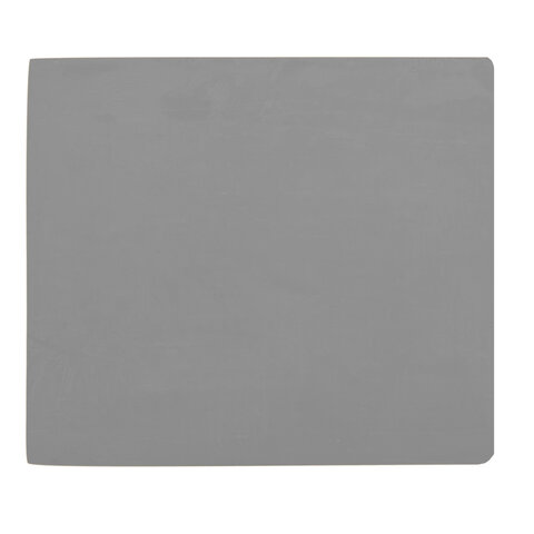 Пластилин скульптурный BRAUBERG ART CLASSIC, серый, 0.5 кг, мягкий