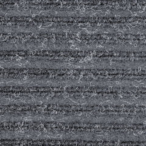 Коврик входной ворсовый влаго-грязезащитный ЛАЙМА/ЛЮБАША, 60×90 см, ребристый, толщина 7 мм, серый