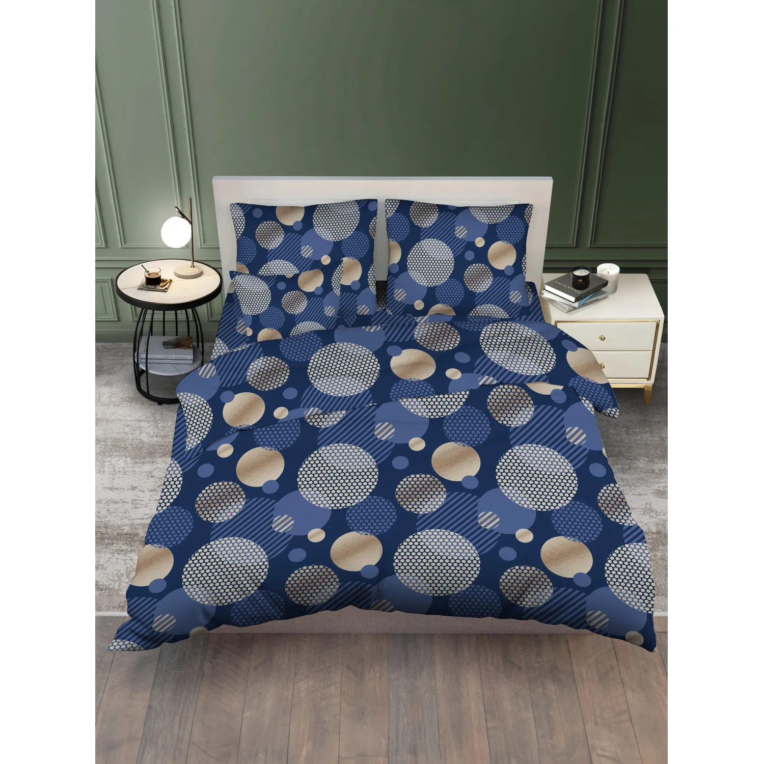 Постельное белье 1.5сп набивн. бязь 140г/м2 (нав.70×70 1 шт. ), микс