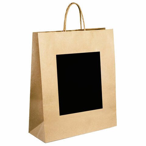 Пакет подарочный КОМПЛЕКТ 7 штук 32×13x26см скретч-слой+стилус, «Brown Kraft», ЗОЛОТАЯ СКАЗКА