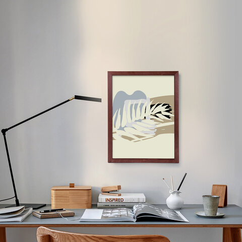 Рамка 21×30 см небьющаяся, КОМПЛЕКТ 3 шт., багет 14 мм дерево, BRAUBERG «Elegant», цвет венге