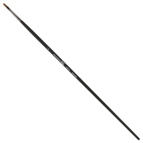 превью Кисть художественная проф. BRAUBERG ART CLASSIC, колонок, плоская, № 2, длинная ручка