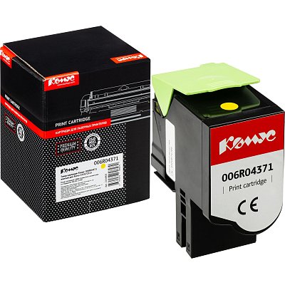 Тонер-картридж Комус 006R04371 жел. для Xerox C310/C315