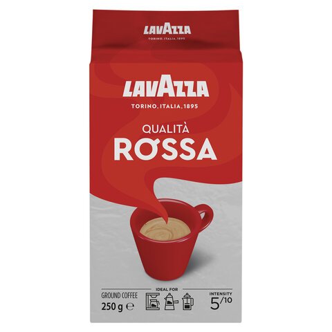 Кофе молотый LAVAZZA (Лавацца) «Qualita Rossa», натуральный, 250 г, вакуумная упаковка