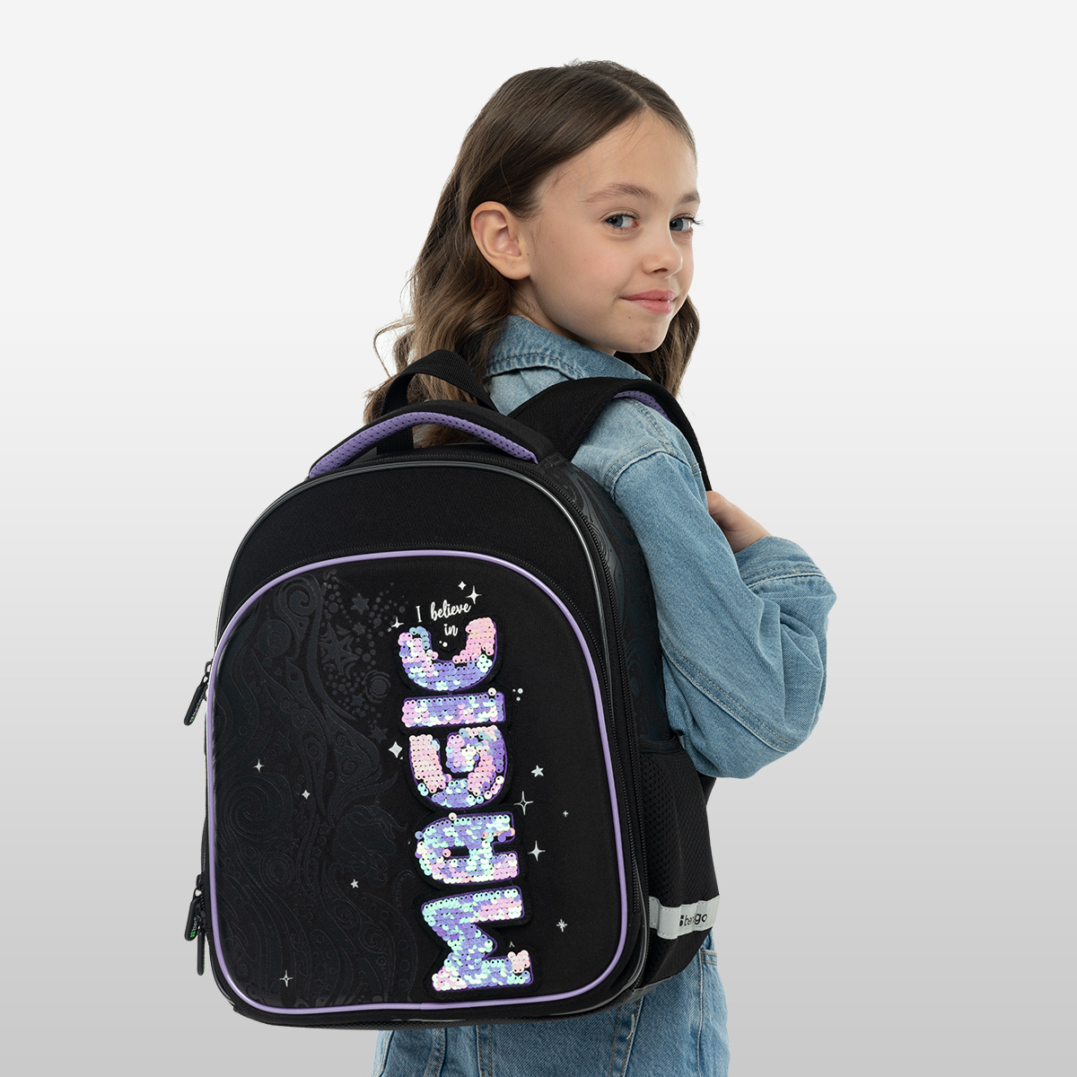 Ранец Berlingo Expert Plus «Purple Magic» 38×29×15см, 2 отделения, 2 кармана, анатомическая спинка
