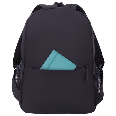 Рюкзак BRAUBERG ULTRA универсальный, карман-антивор, черный, 42×30х14 см