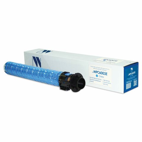 превью Картридж лазерный NV PRINT (NV-MPC6003EC) для Ricoh MP C4503SP/C4504SP/C4504ASP, голубой, ресурс 22500 страниц