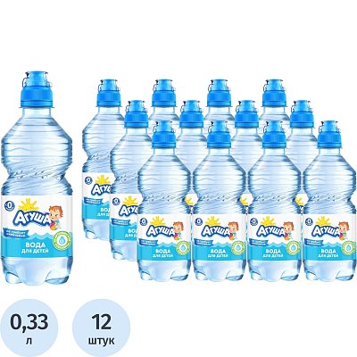 Вода питьевая Агуша 0.33л