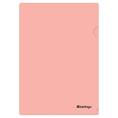 Папка-уголок Berlingo «Instinct», А4, 330мкм, фламинго