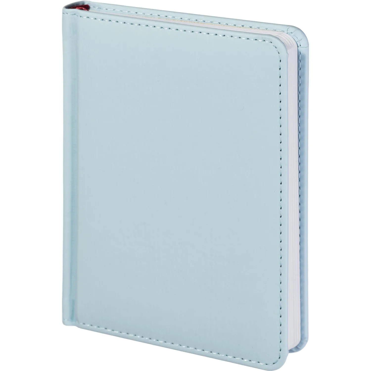 Ежедневник недатированный Attache Velvet искусственная кожа Soft Touch А6+ 136 листов голубой