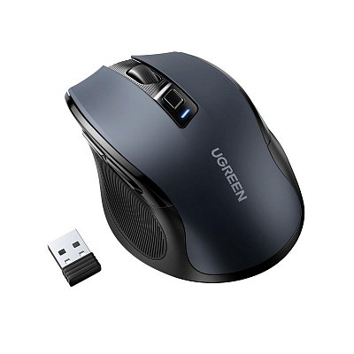 Мышь компьютерная Ugreen MU006 (90545) 2.4G 4000dpi/черный/WLS