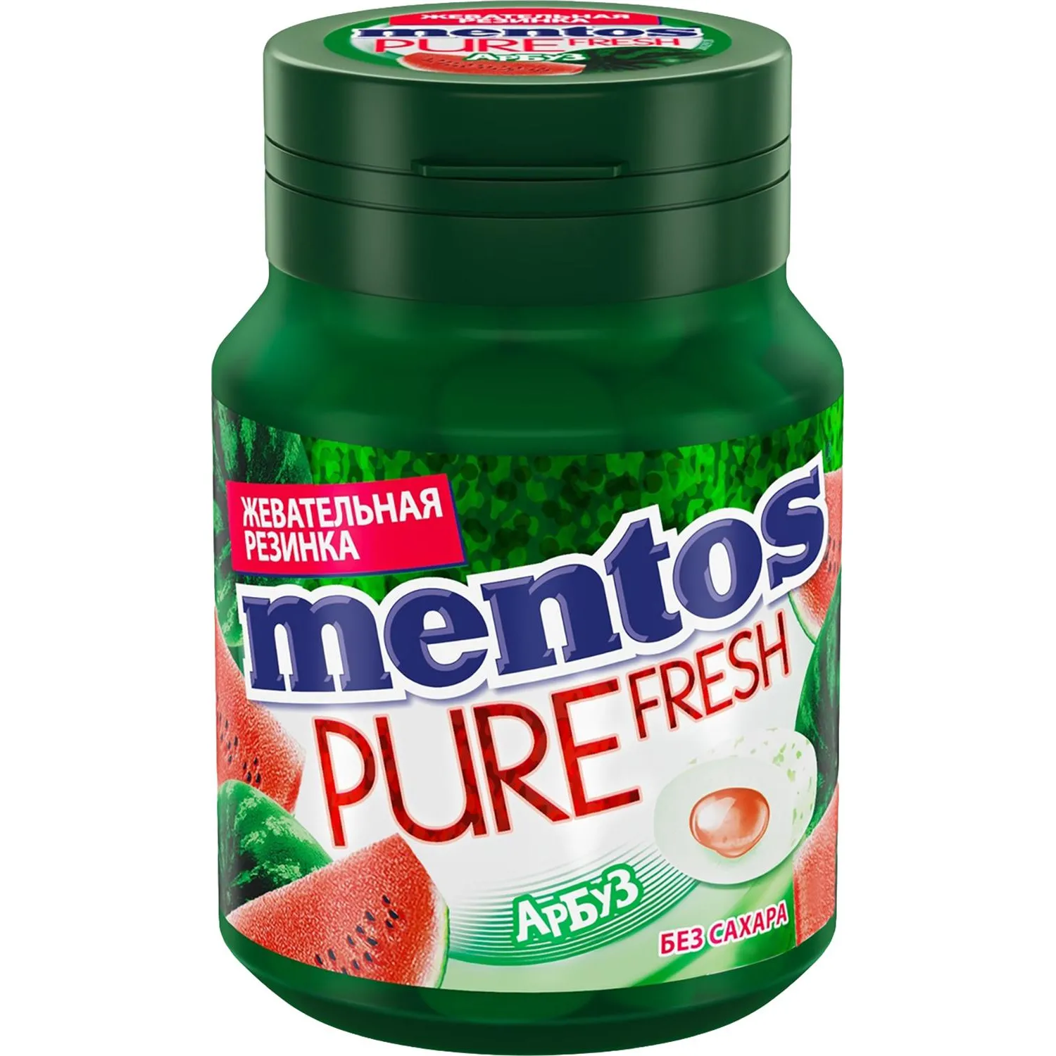 Жевательная резинка Mentos Pure Fresh Арбуз 54 г