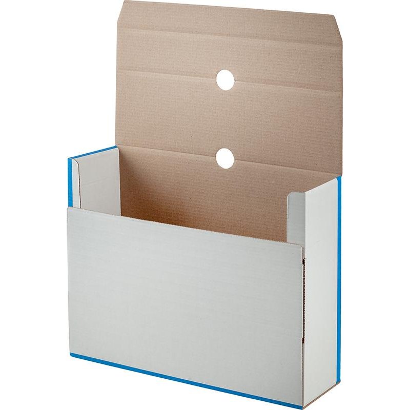 Короб архивный гофрокартон Attache 255×320×100 мм синий (5 штук в упаковке)