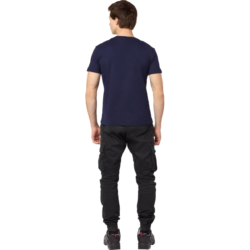 Футболка (160 г. ) с кор. рукавом синяя 5XL(ЗД594075)