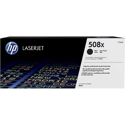 Картридж лазерный HP 508X CF360X чер. пов. емк. для HP Color LJ M55... 