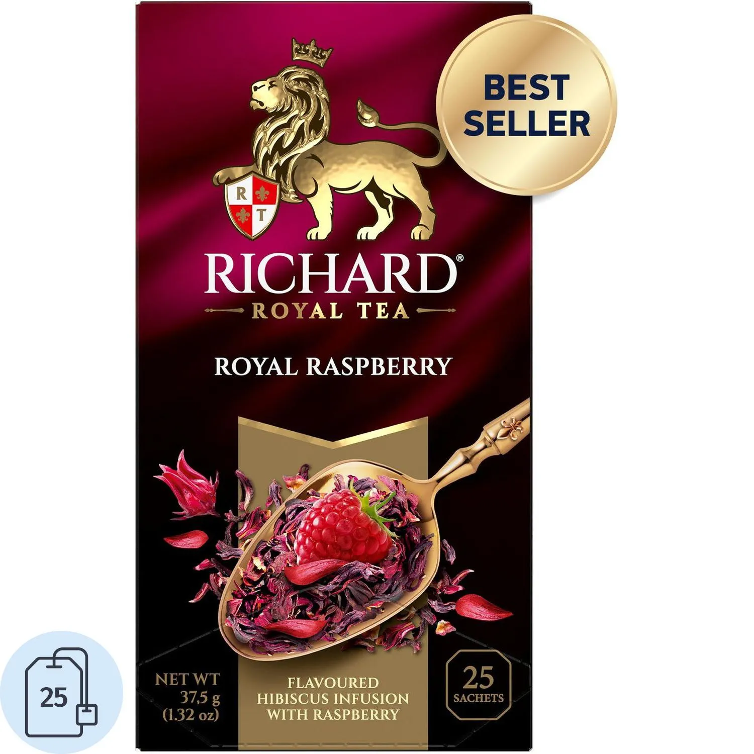 Чай ягодный фруктовый Richard Royal Raspberry 25 сашет