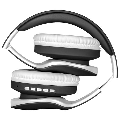 Наушники с микрофоном (гарнитура) DEFENDER FREEMOTION B525, Bluetooth, беспроводные, черные с белым