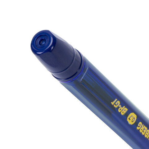 Ручки шариковые BRAUBERG BP-GT GLD BLUE, НАБОР 5 ШТУК, СИНИЕ, пишущий узел 0.7 мм, линия письма 0.35 мм