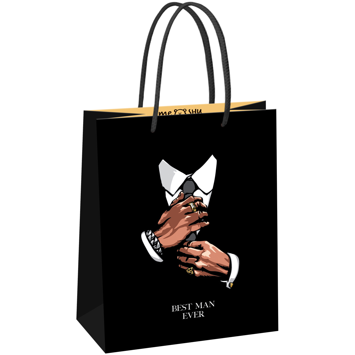 превью Пакет подарочный 18×23×10см MESHU «Brutal», матовая ламинация