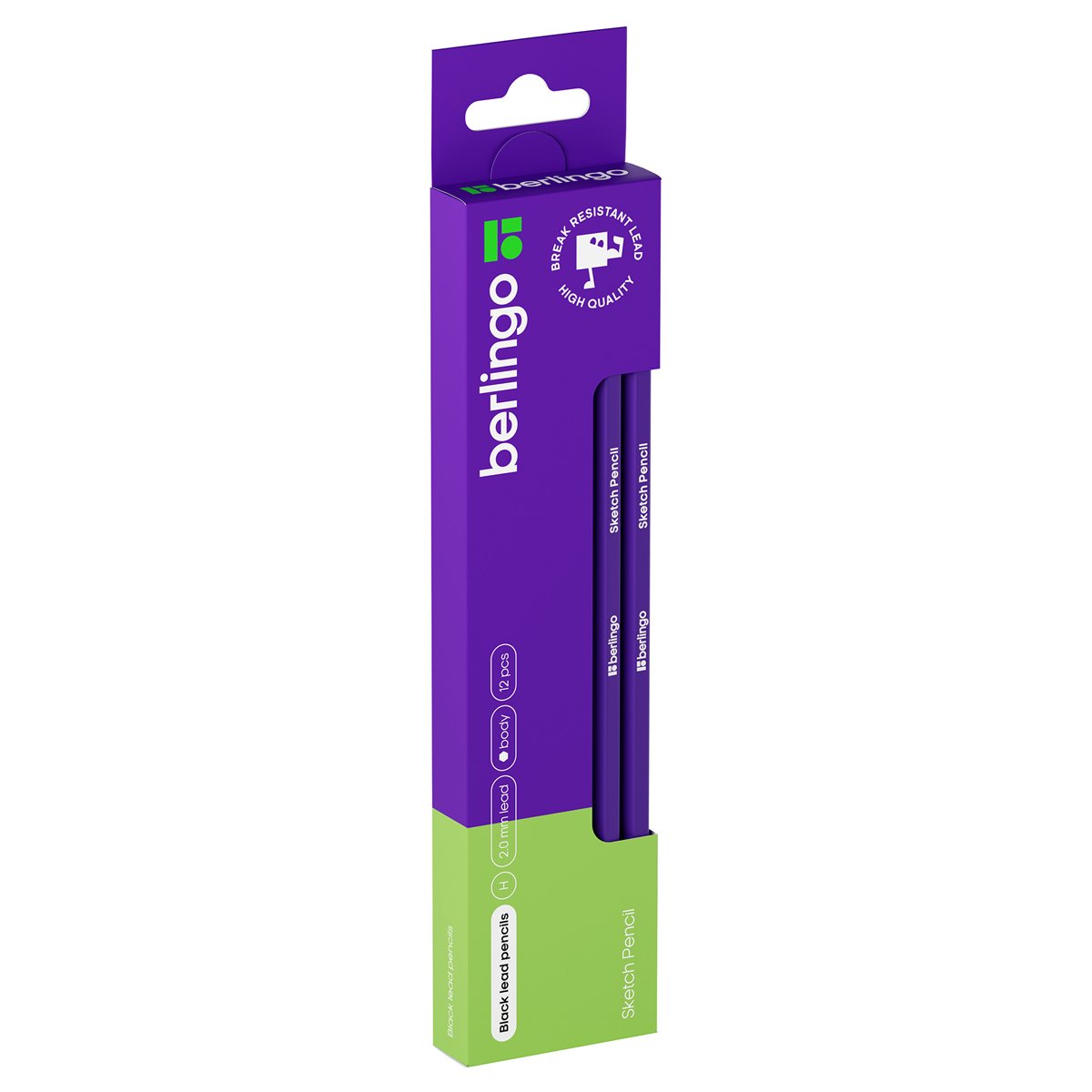 Карандаш ч/г Berlingo «Sketch Pencil» Н, шестигранный, заточен. 