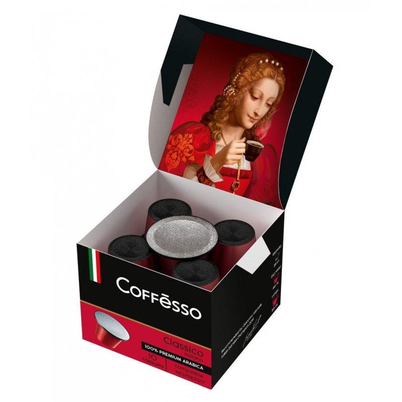 Капсулы для кофемашин Coffesso Classico Italiano 10 штук в упаковке