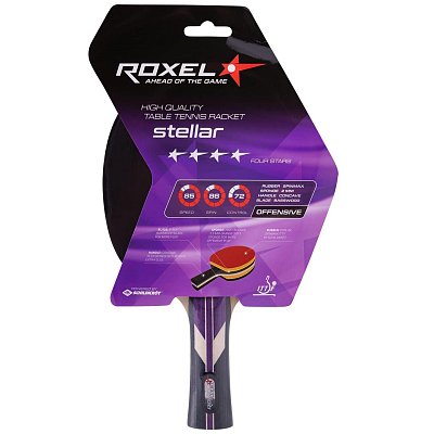 Ракетка н/т Roxel 4x Stellar, коническая, УТ-00015358