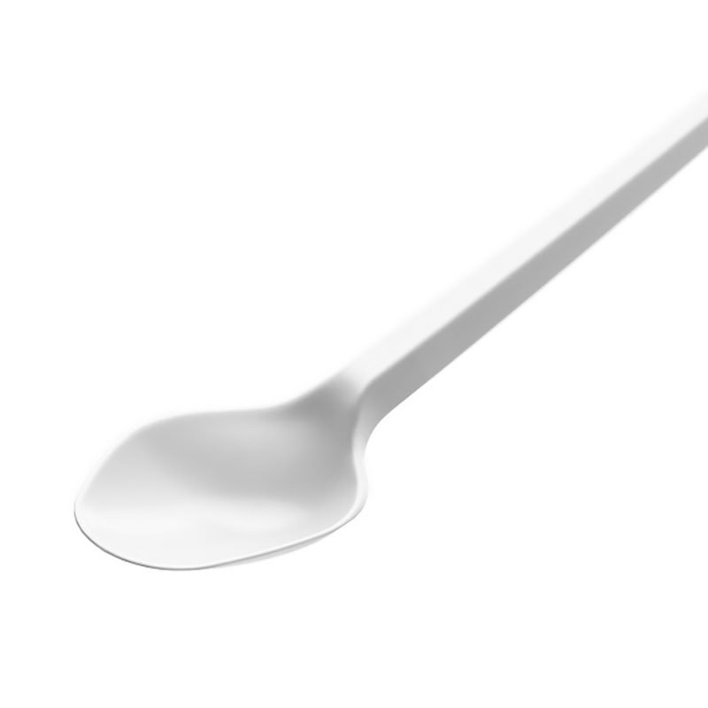 Ложки одноразовые чайные OfficeClean, эконом, ПС, белые, 12.5см, уп. 100шт. 