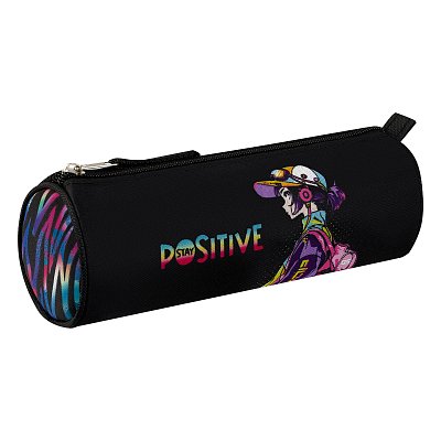 Пенал 210×80 ArtSpace «Stay positive», тубус, полиэстер