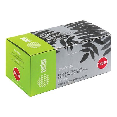 Тонер-картридж CACTUS (CS-TK330) для KYOCERA FS-4000D, ресурс 20000 стр. 