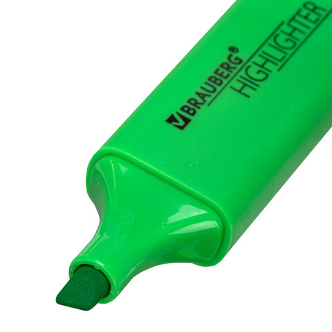 Текстовыделитель BRAUBERG «ORIGINAL NEON», ЗЕЛЕНЫЙ, линия письма 1-5 мм