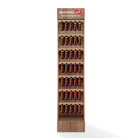 превью Стойка под масляные краски напольная BRAUBERG ARTдерево178×40х30 см505915