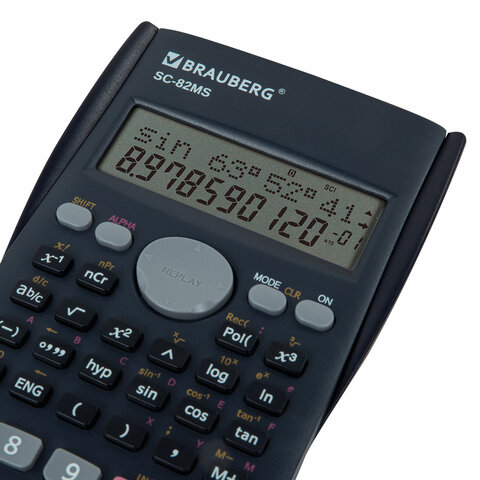 Калькулятор инженерный BRAUBERG SC-82MS (158×85 мм)240 функций10+2 разрядовтемно-синий271721