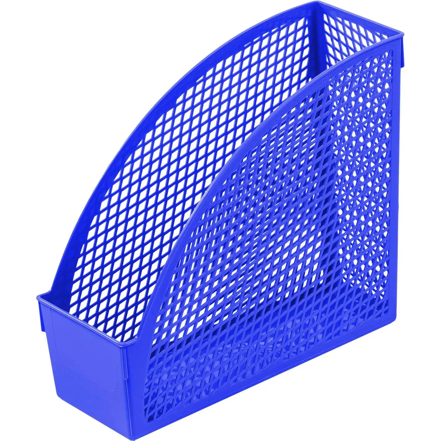 Вертикальный накопитель 110 мм Attache Офис Класс пластиковый синий