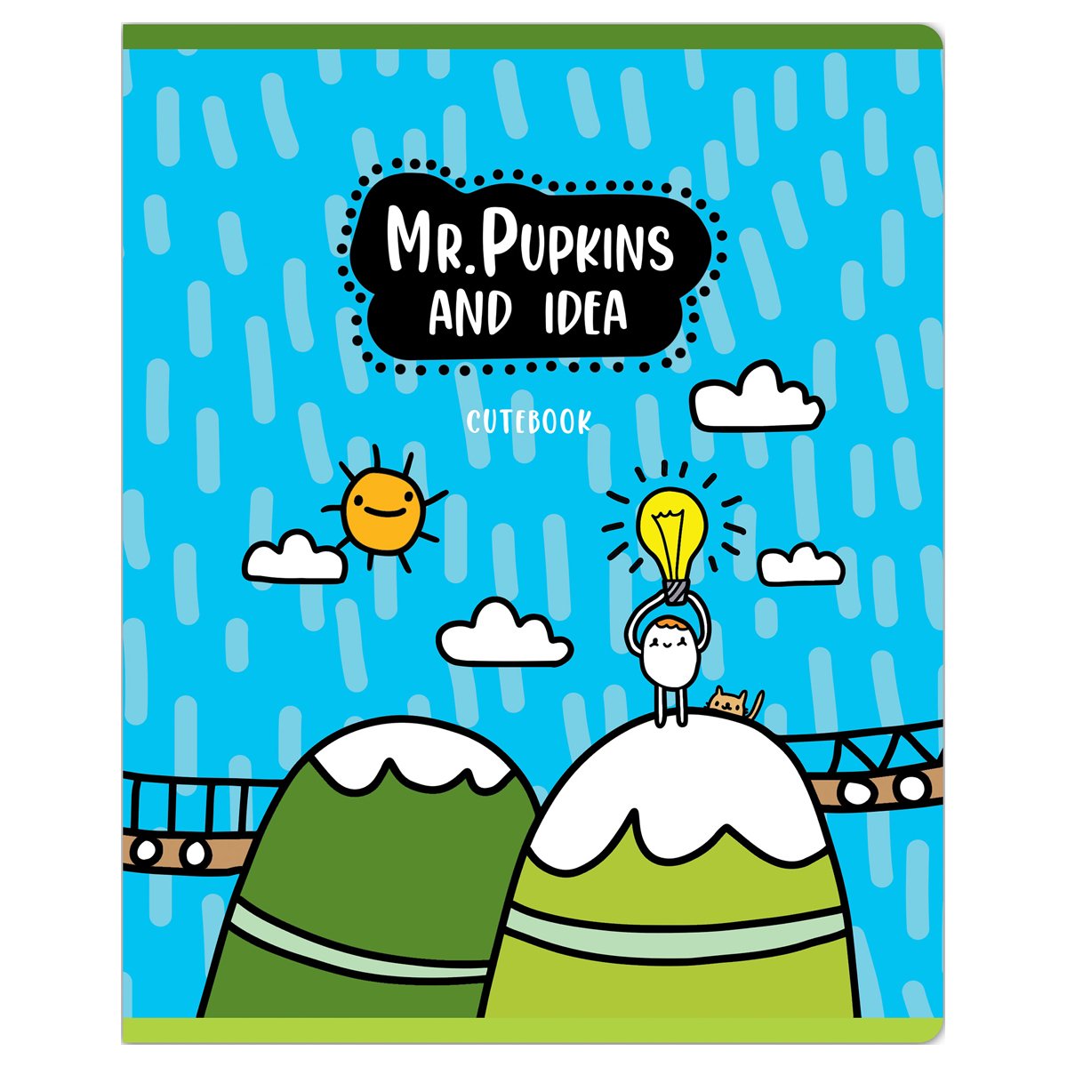 Тетрадь 48л., клетка MESHU «Mr. Pupkins», выб. лак, ТВИН-лак