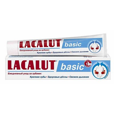 Зубная паста Lacalut Бейсик 75 мл