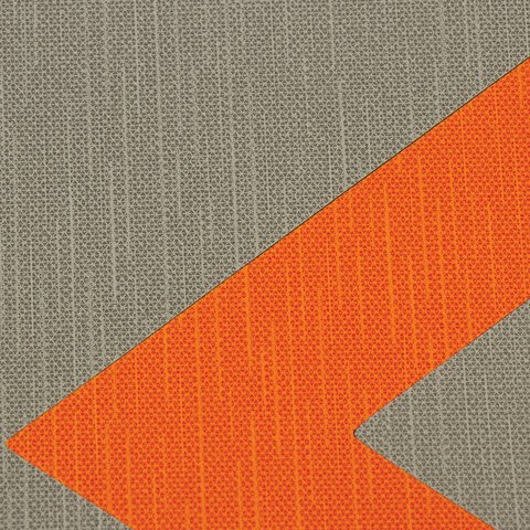 Ежедневник недатированный А5 (138×213 мм) BRAUBERG «Waves», 160 л., кожзам, серый/оранжевый