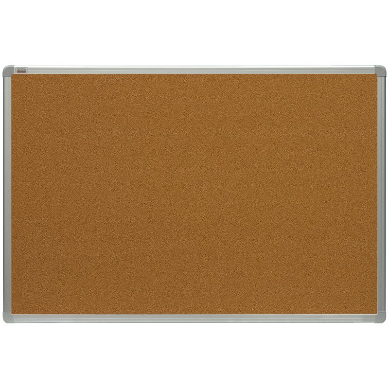 превью Доска пробковая 2×3 «Office», 90×120см, алюминиевая рамка