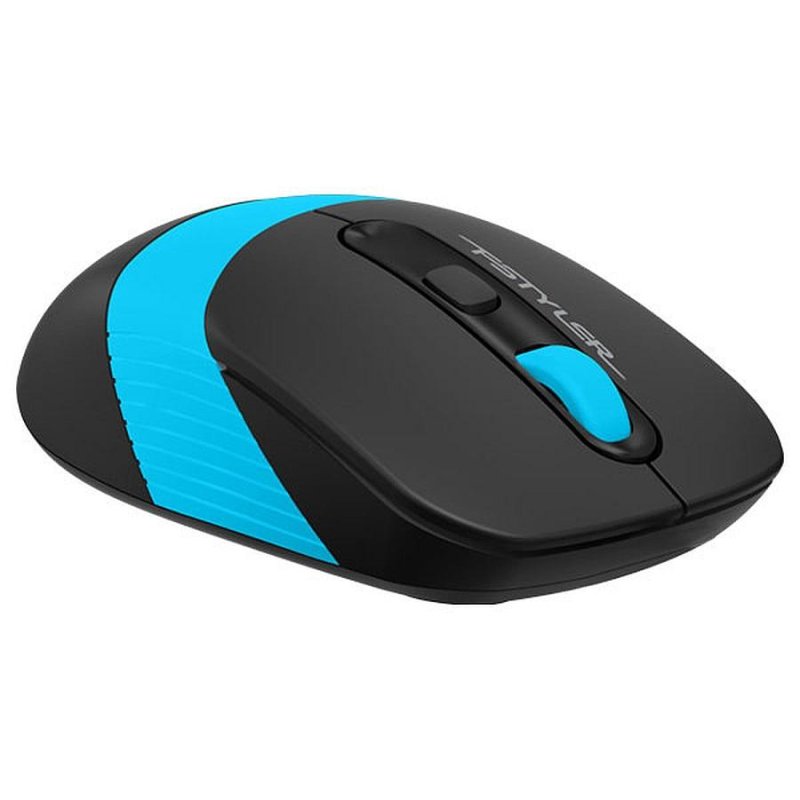 Набор клавиатура+мышь A4Tech Fstyler FG1010 кл:черн/син м:черн/син USB WLS