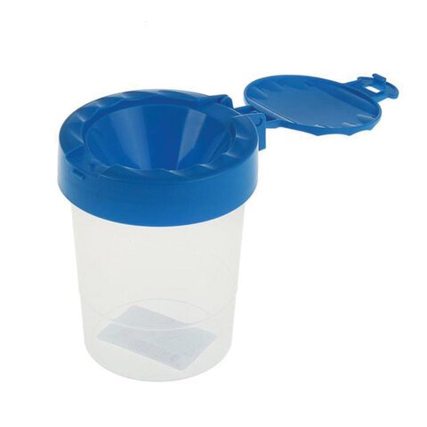 Стакан-непроливайка СТАММ «Премиум», с крышкой, ассорти, прозрачный ...