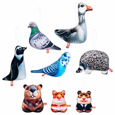 Игрушка мягкая «ЖИВОТНЫЙ МИР», ассорти, высота 16-23 см, FANCY