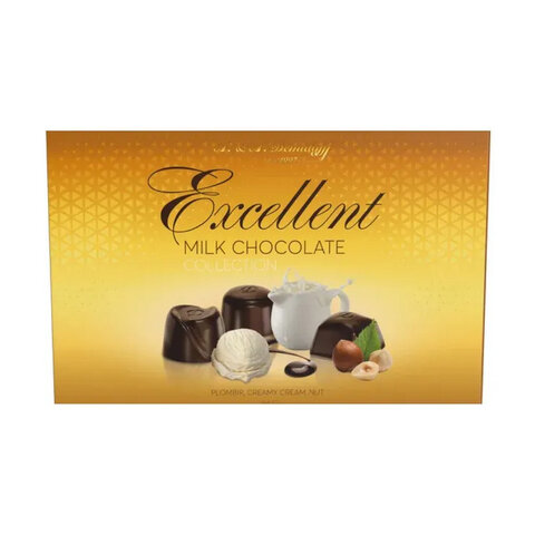 Конфеты шоколадные A&A DEMIDOFF с начинками пломбиркрем-сливкиорех 284 г